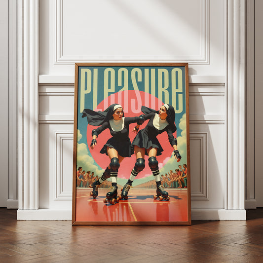 Nuns On Wheels - Art Print