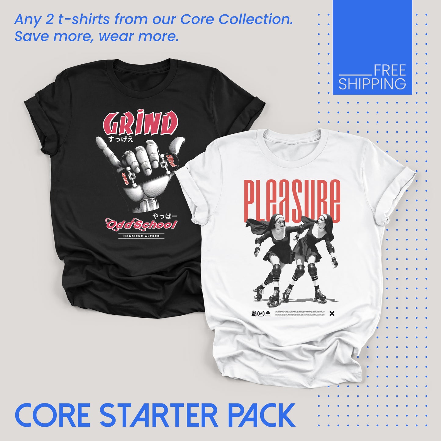 Core Starter Pack - 2 Tees (You Choose)