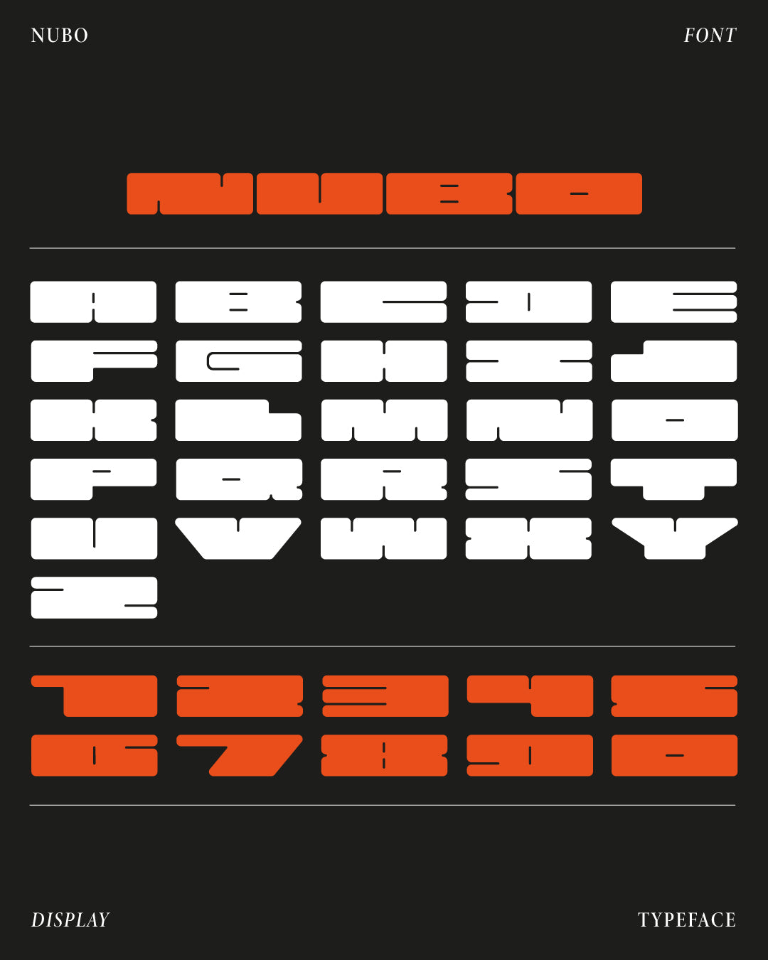 NUBO - Display Typeface (OTF/TTF)