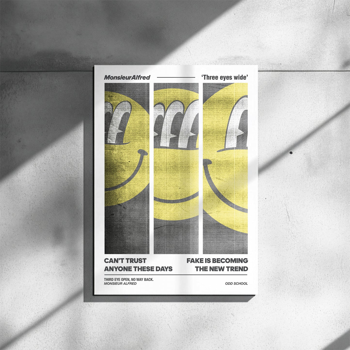 Three Eyes Wide - Art Print