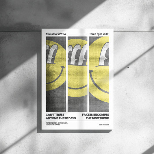 Three Eyes Wide - Art Print