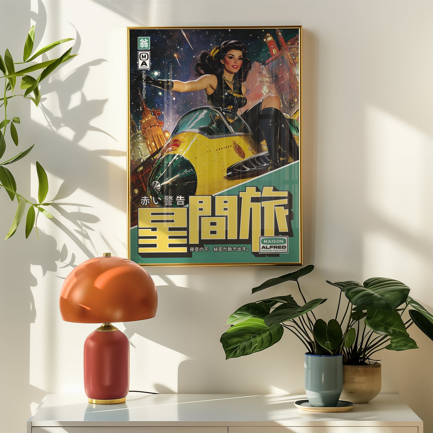 Space in Green - Art Print