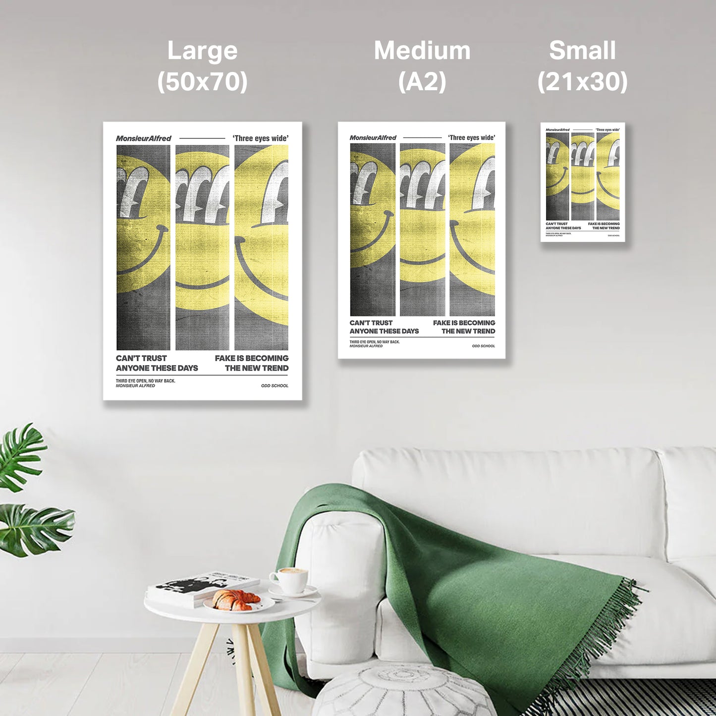 Three Eyes Wide - Art Print