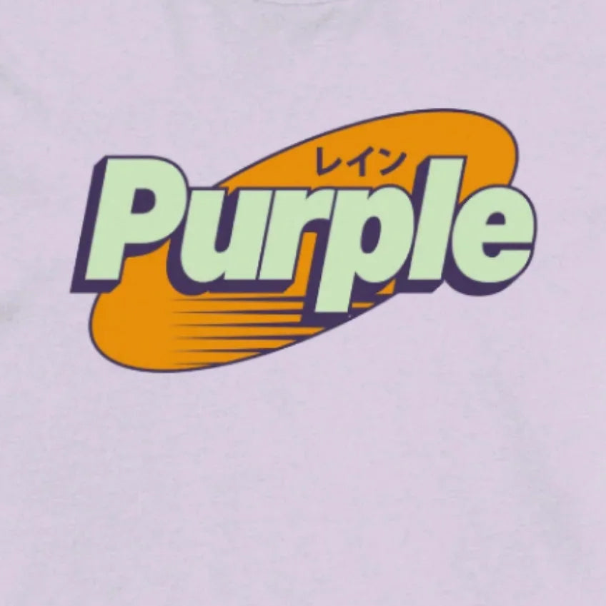 Purple logo tee