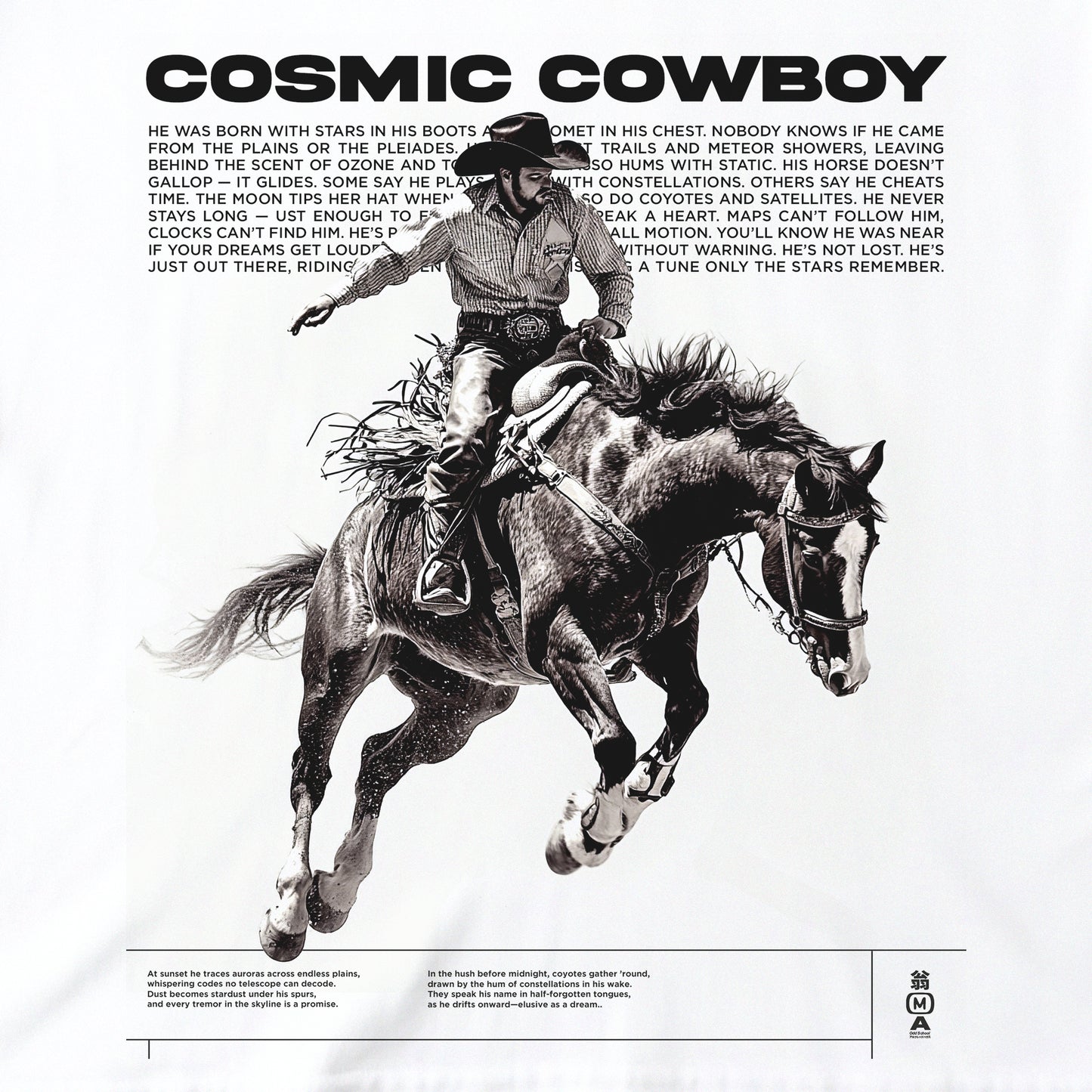 Cosmic Cowboy tee