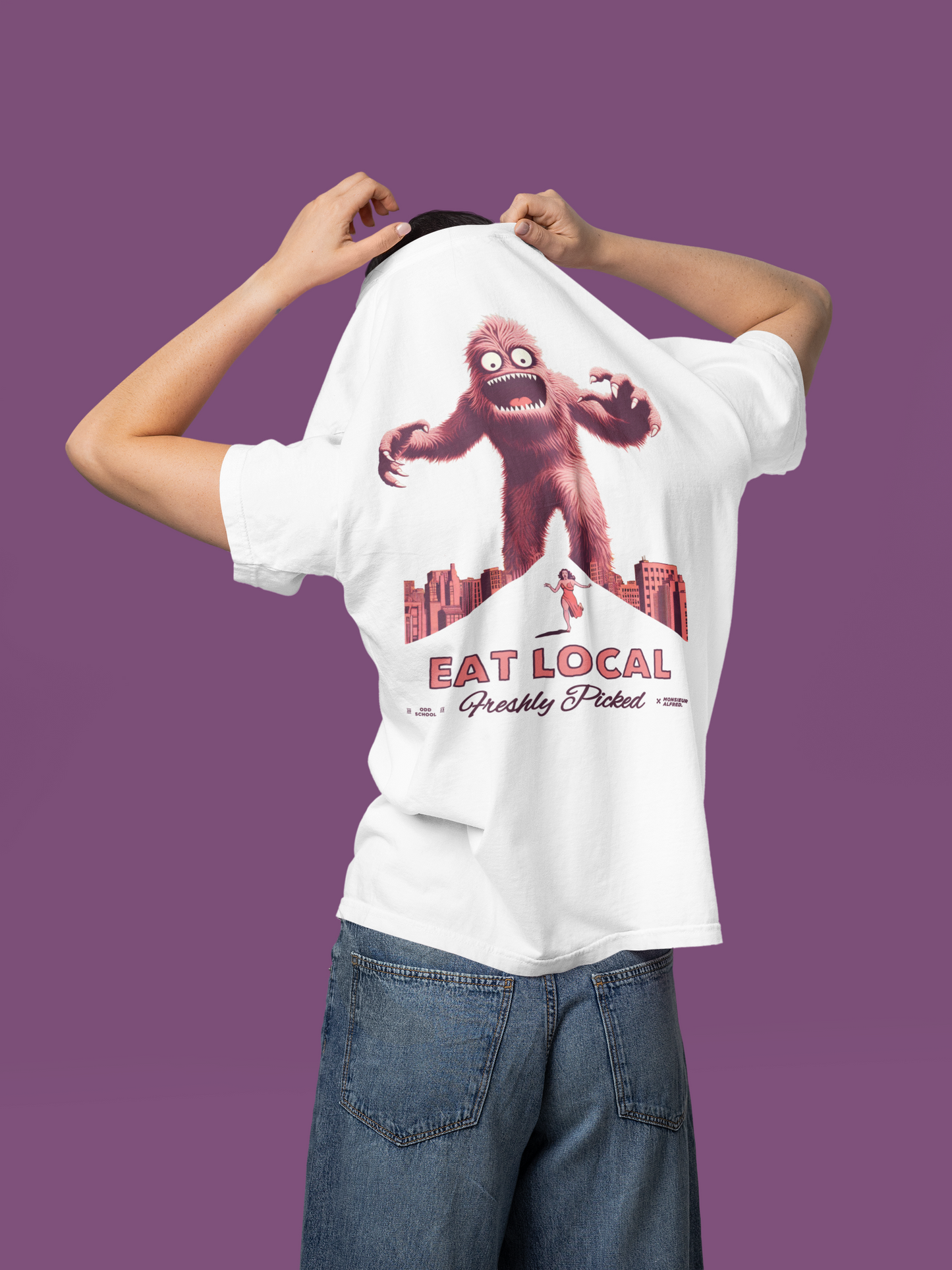 Eat Local tee - Back Impact