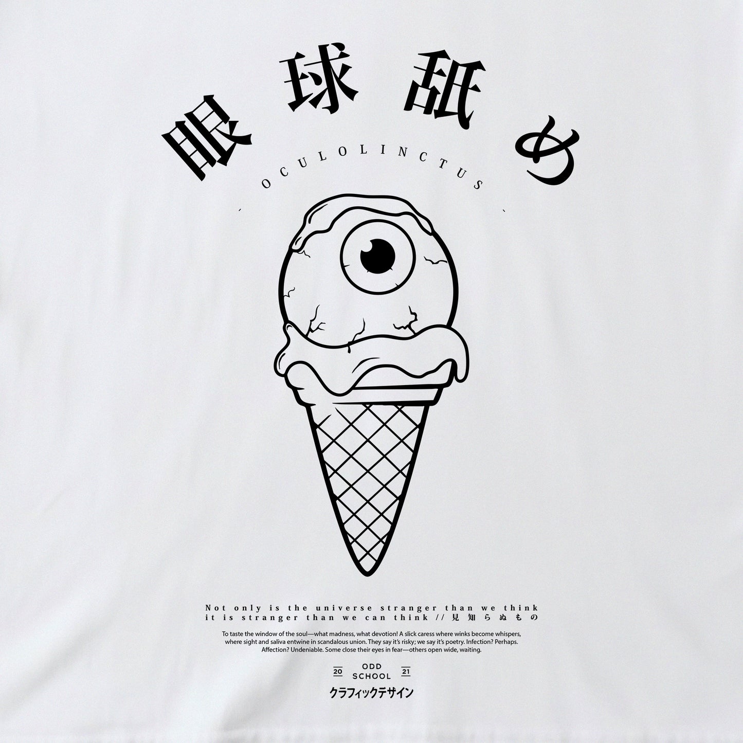 Eye Scream tee - Back Impact
