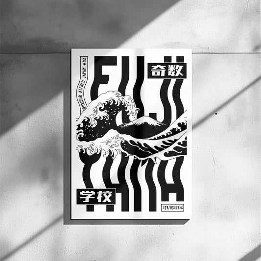Nami To Fuji - Poster