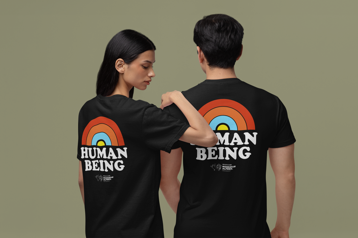 Human Being tee - Back Impact