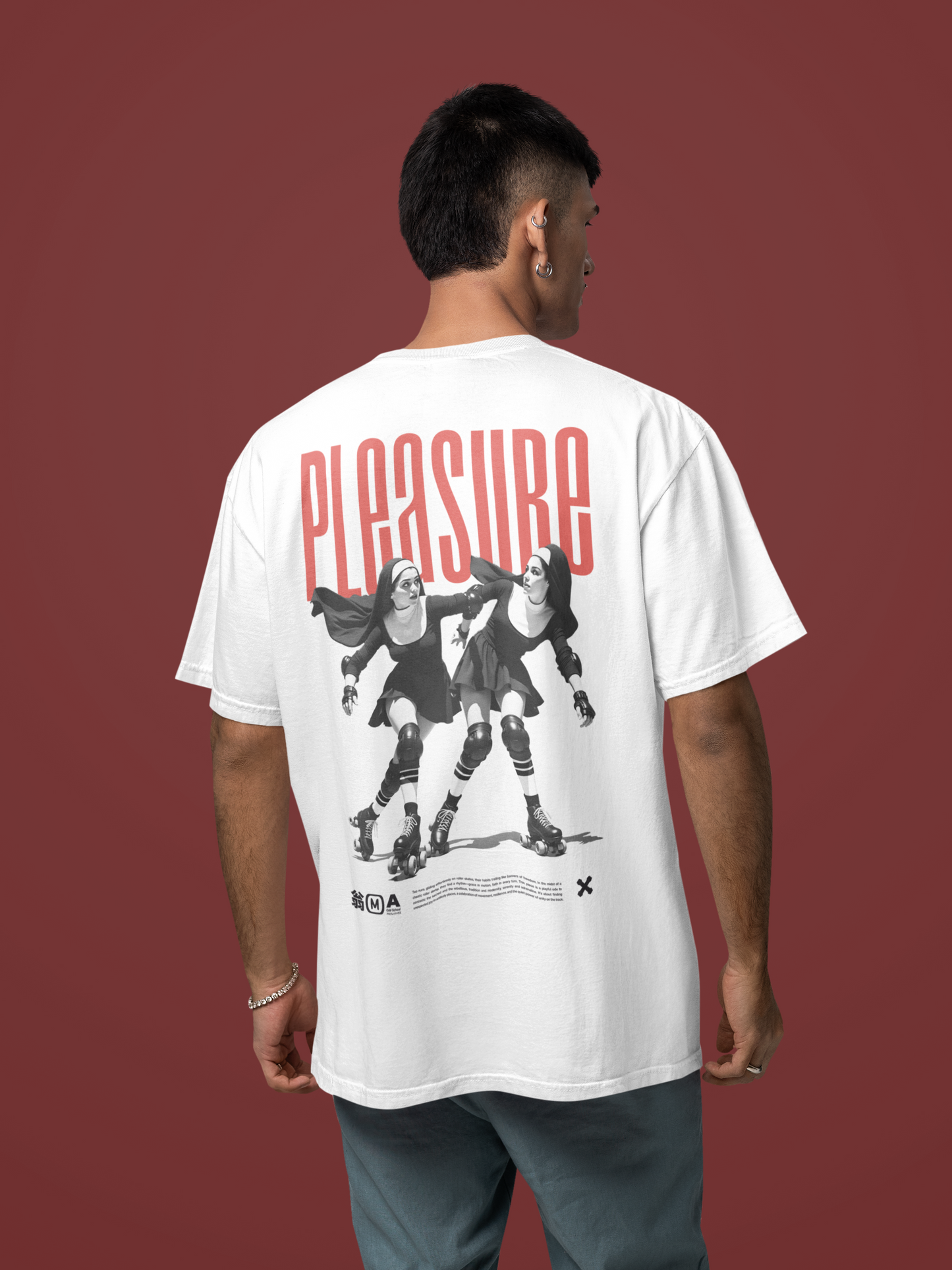 Nuns On Wheels tee - Back Impact
