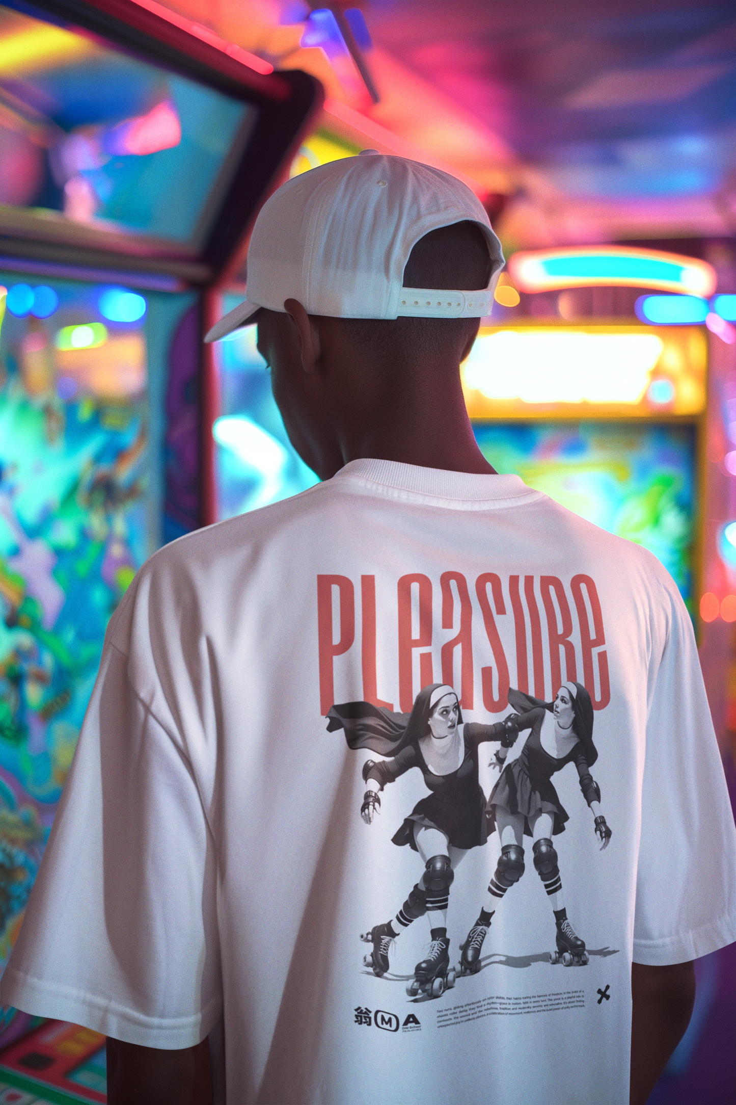 Nuns On Wheels tee - Back Impact