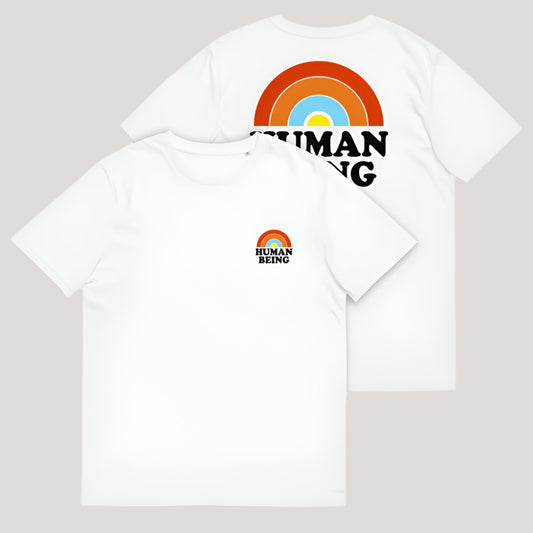 HUMAN BEING / Unisex organic cotton / White