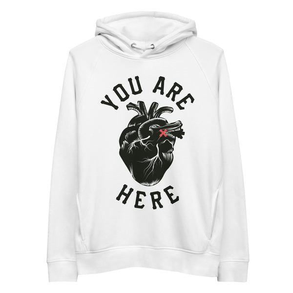 YOU ARE HERE / Unisex eco-friendly / Clear / +1 colour