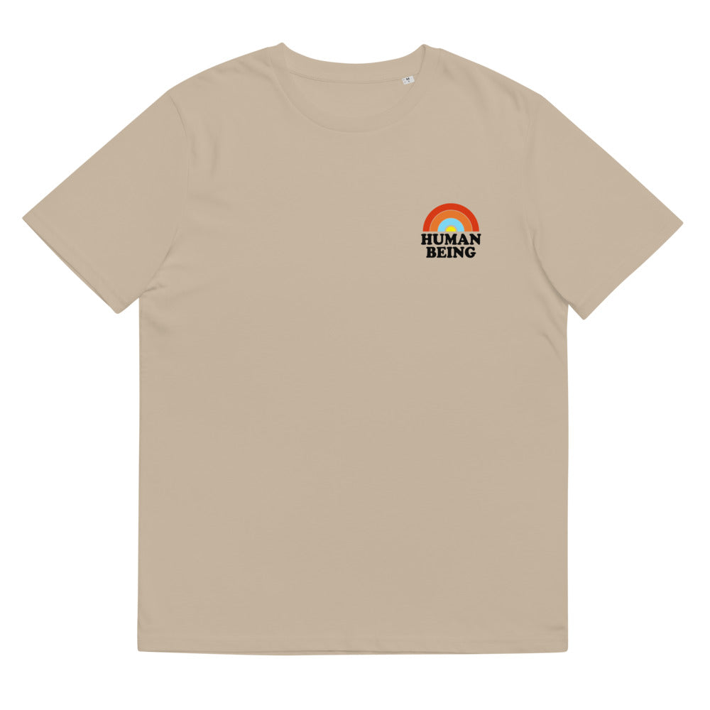 HUMAN BEING / Coton biologique unisexe / Blanc