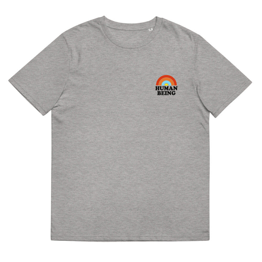 HUMAN BEING / Coton biologique unisexe / Blanc