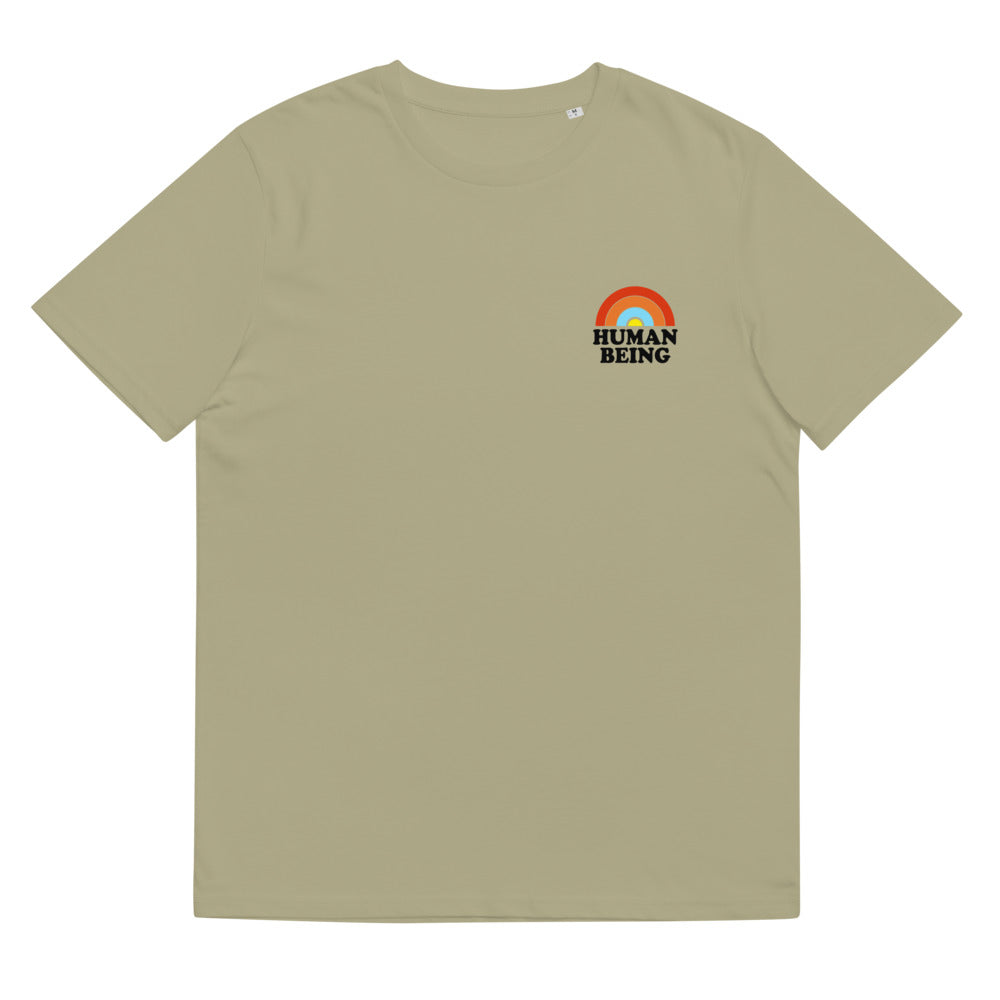 HUMAN BEING / Coton biologique unisexe / Blanc