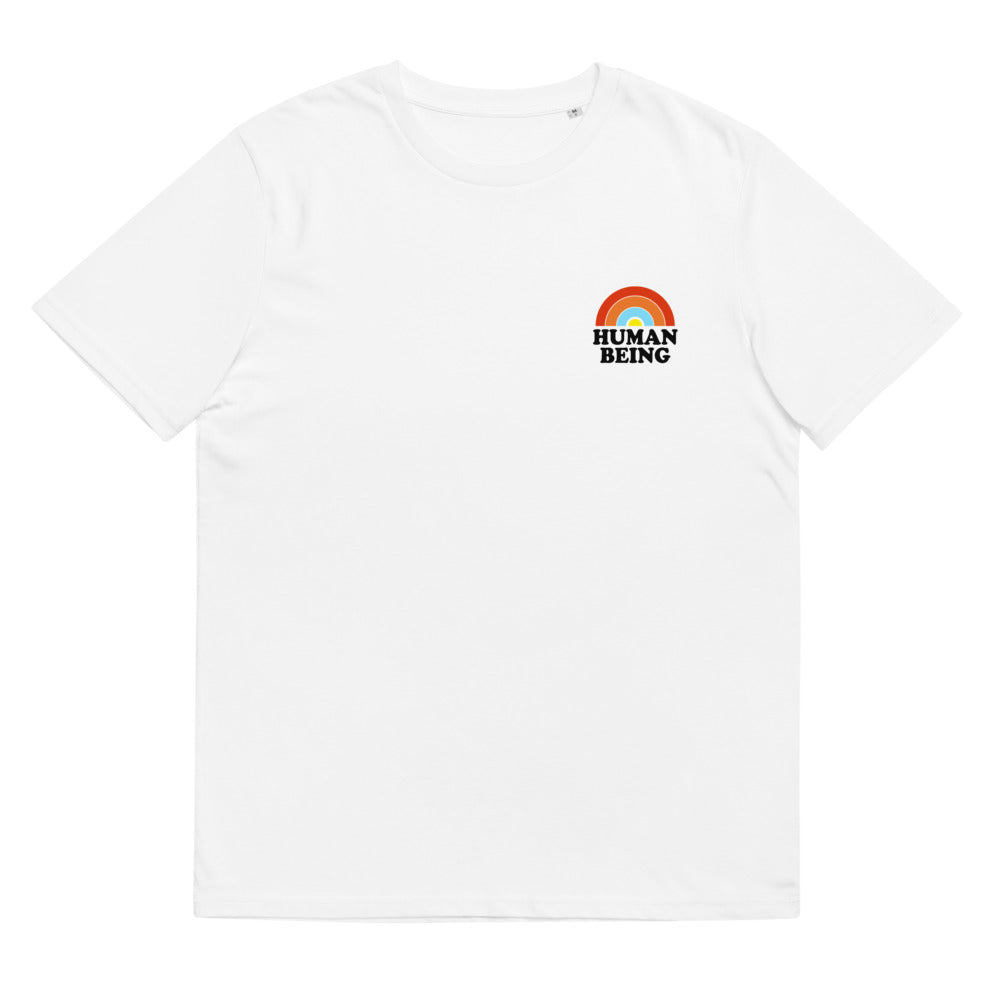 HUMAN BEING / Coton biologique unisexe / Blanc